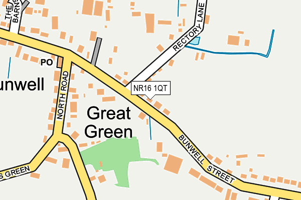 NR16 1QT map - OS OpenMap – Local (Ordnance Survey) NR16 1QT map - OS OpenMap – Local (Ordnance Survey)