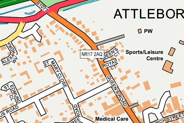 NR17 2AQ map - OS OpenMap – Local (Ordnance Survey) NR17 2AQ map - OS OpenMap – Local (Ordnance Survey)