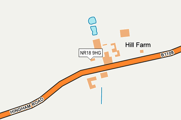 NR18 9HG map - OS OpenMap – Local (Ordnance Survey) NR18 9HG map - OS OpenMap – Local (Ordnance Survey)