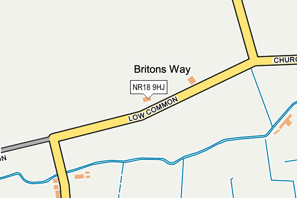 NR18 9HJ map - OS OpenMap – Local (Ordnance Survey) NR18 9HJ map - OS OpenMap – Local (Ordnance Survey)