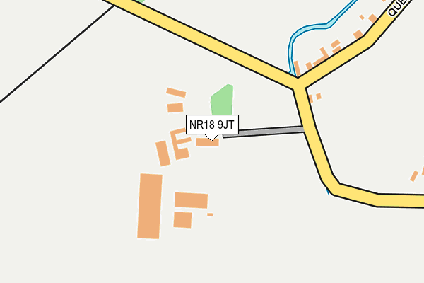 NR18 9JT map - OS OpenMap – Local (Ordnance Survey) NR18 9JT map - OS OpenMap – Local (Ordnance Survey)