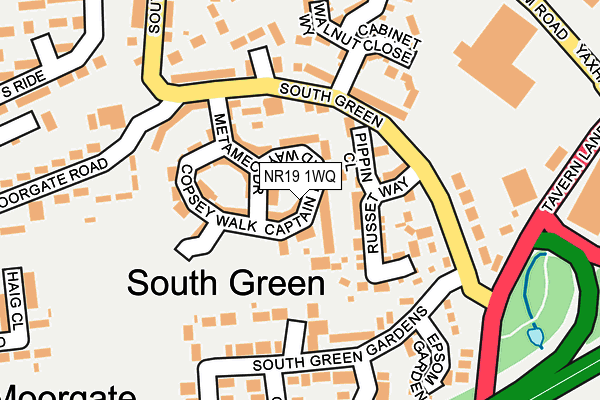 NR19 1WQ map - OS OpenMap – Local (Ordnance Survey) NR19 1WQ map - OS OpenMap – Local (Ordnance Survey)