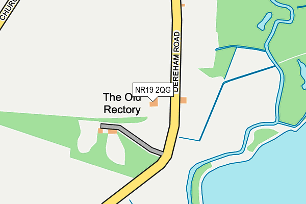 NR19 2QG map - OS OpenMap – Local (Ordnance Survey) NR19 2QG map - OS OpenMap – Local (Ordnance Survey)