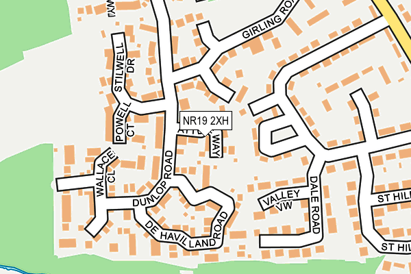 NR19 2XH map - OS OpenMap – Local (Ordnance Survey) NR19 2XH map - OS OpenMap – Local (Ordnance Survey)