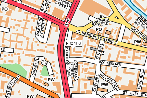 NR2 1HG map - OS OpenMap – Local (Ordnance Survey) NR2 1HG map - OS OpenMap – Local (Ordnance Survey)