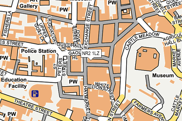 NR2 1LZ map - OS OpenMap – Local (Ordnance Survey) NR2 1LZ map - OS OpenMap – Local (Ordnance Survey)