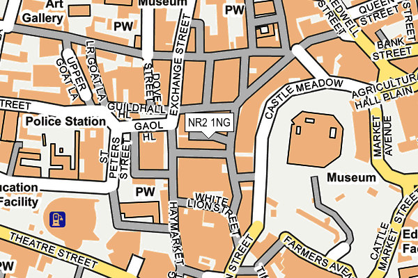 NR2 1NG map - OS OpenMap – Local (Ordnance Survey) NR2 1NG map - OS OpenMap – Local (Ordnance Survey)