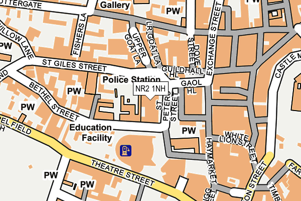 NR2 1NH map - OS OpenMap – Local (Ordnance Survey) NR2 1NH map - OS OpenMap – Local (Ordnance Survey)