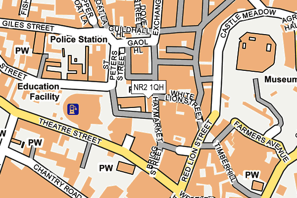 NR2 1QH map - OS OpenMap – Local (Ordnance Survey) NR2 1QH map - OS OpenMap – Local (Ordnance Survey)