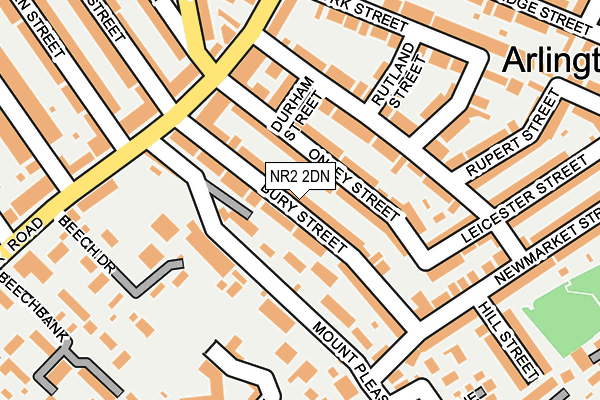 NR2 2DN map - OS OpenMap – Local (Ordnance Survey) NR2 2DN map - OS OpenMap – Local (Ordnance Survey)