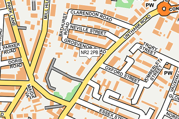 NR2 2PB map - OS OpenMap – Local (Ordnance Survey) NR2 2PB map - OS OpenMap – Local (Ordnance Survey)