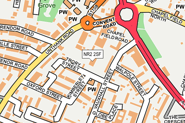 NR2 2SF map - OS OpenMap – Local (Ordnance Survey) NR2 2SF map - OS OpenMap – Local (Ordnance Survey)