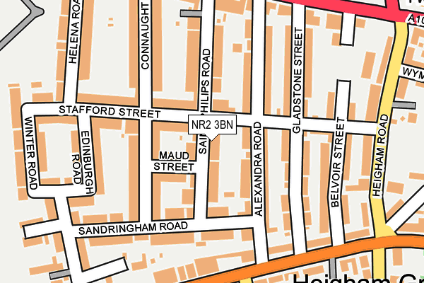 NR2 3BN map - OS OpenMap – Local (Ordnance Survey) NR2 3BN map - OS OpenMap – Local (Ordnance Survey)