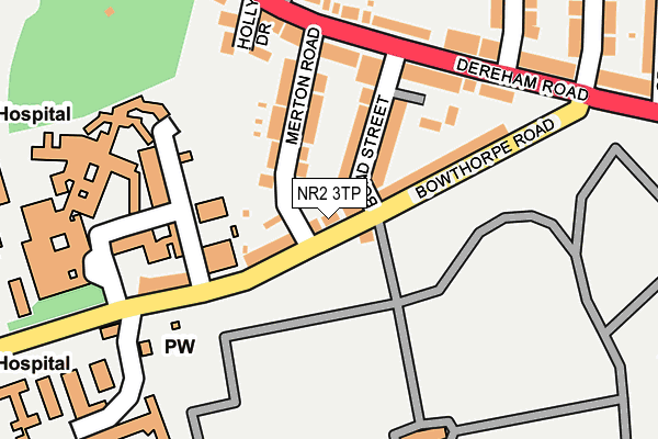 NR2 3TP map - OS OpenMap – Local (Ordnance Survey) NR2 3TP map - OS OpenMap – Local (Ordnance Survey)