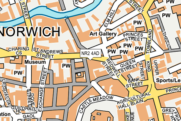 NR2 4AD map - OS OpenMap – Local (Ordnance Survey) NR2 4AD map - OS OpenMap – Local (Ordnance Survey)