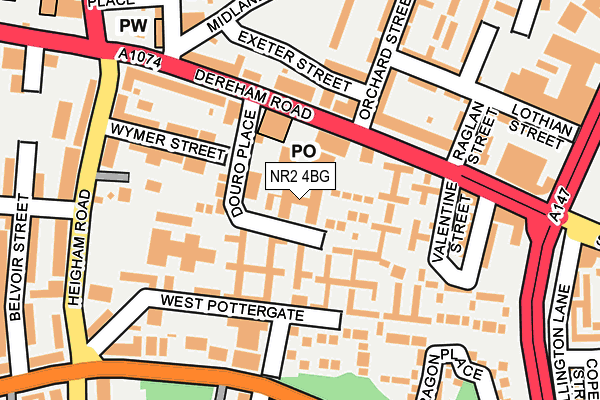 NR2 4BG map - OS OpenMap – Local (Ordnance Survey) NR2 4BG map - OS OpenMap – Local (Ordnance Survey)
