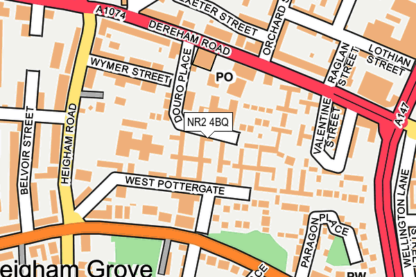 NR2 4BQ map - OS OpenMap – Local (Ordnance Survey) NR2 4BQ map - OS OpenMap – Local (Ordnance Survey)