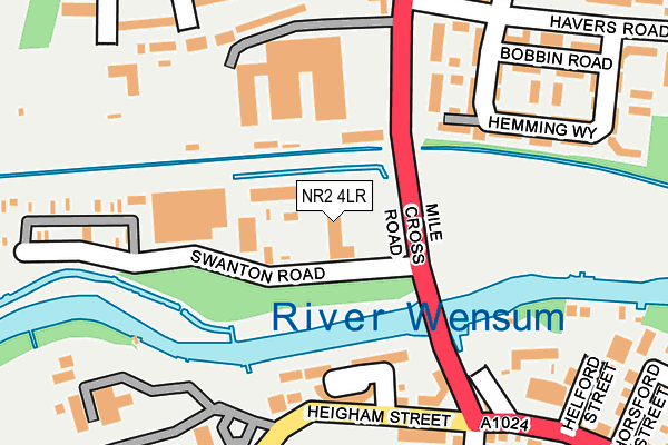 NR2 4LR map - OS OpenMap – Local (Ordnance Survey) NR2 4LR map - OS OpenMap – Local (Ordnance Survey)