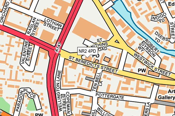 NR2 4PD map - OS OpenMap – Local (Ordnance Survey) NR2 4PD map - OS OpenMap – Local (Ordnance Survey)