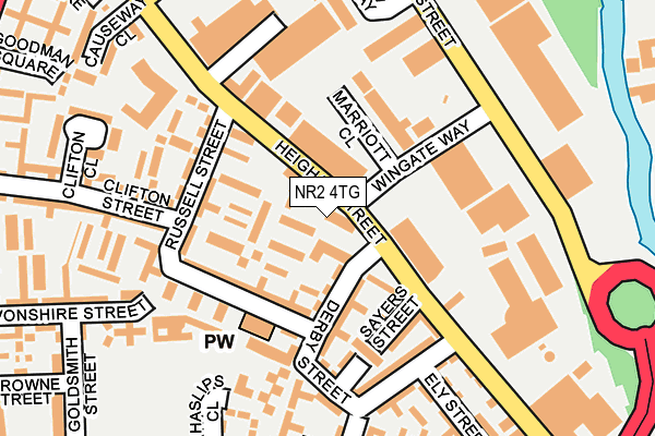 NR2 4TG map - OS OpenMap – Local (Ordnance Survey) NR2 4TG map - OS OpenMap – Local (Ordnance Survey)