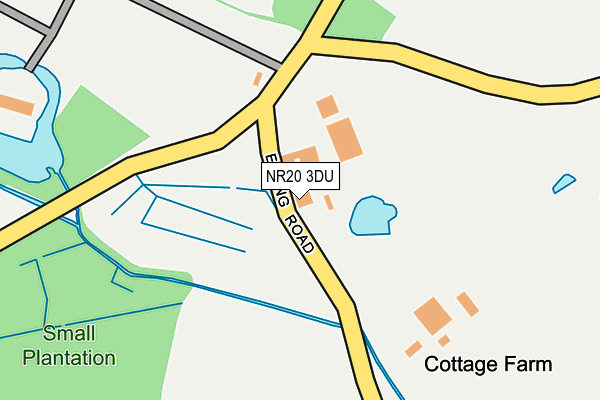 NR20 3DU map - OS OpenMap – Local (Ordnance Survey) NR20 3DU map - OS OpenMap – Local (Ordnance Survey)