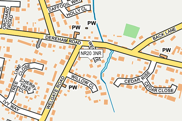 NR20 3NR map - OS OpenMap – Local (Ordnance Survey) NR20 3NR map - OS OpenMap – Local (Ordnance Survey)