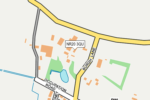 NR20 3QU map - OS OpenMap – Local (Ordnance Survey) NR20 3QU map - OS OpenMap – Local (Ordnance Survey)