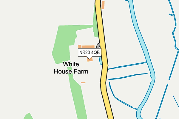 NR20 4QB map - OS OpenMap – Local (Ordnance Survey)
