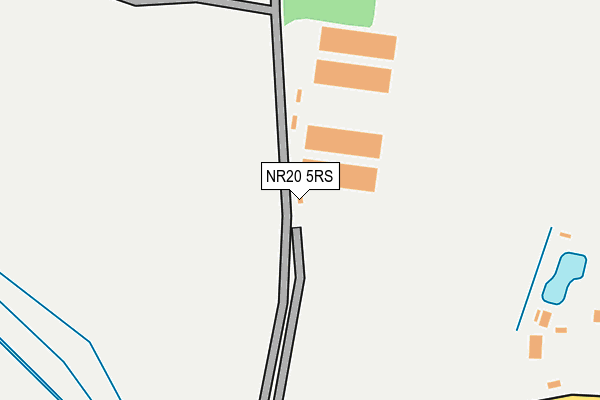 NR20 5RS map - OS OpenMap – Local (Ordnance Survey) NR20 5RS map - OS OpenMap – Local (Ordnance Survey)