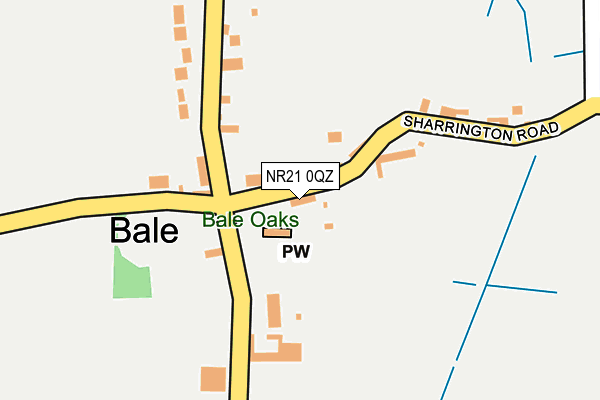 NR21 0QZ map - OS OpenMap – Local (Ordnance Survey) NR21 0QZ map - OS OpenMap – Local (Ordnance Survey)