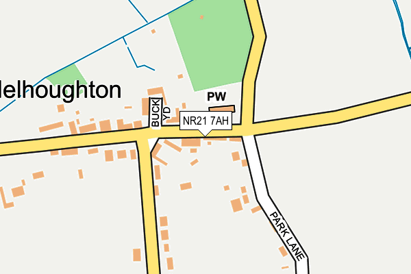 NR21 7AH map - OS OpenMap – Local (Ordnance Survey) NR21 7AH map - OS OpenMap – Local (Ordnance Survey)