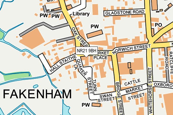 NR21 9BH map - OS OpenMap – Local (Ordnance Survey) NR21 9BH map - OS OpenMap – Local (Ordnance Survey)