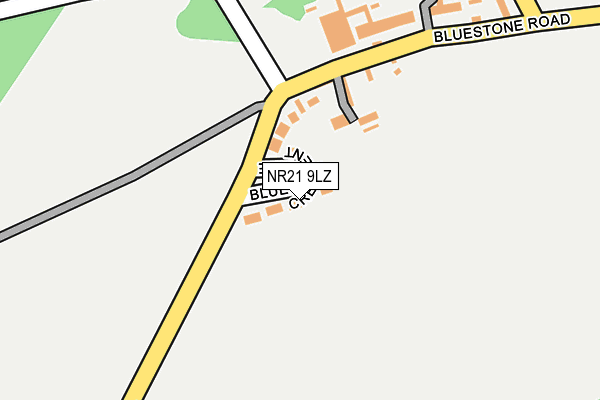 NR21 9LZ map - OS OpenMap – Local (Ordnance Survey) NR21 9LZ map - OS OpenMap – Local (Ordnance Survey)