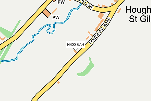 NR22 6AH map - OS OpenMap – Local (Ordnance Survey) NR22 6AH map - OS OpenMap – Local (Ordnance Survey)