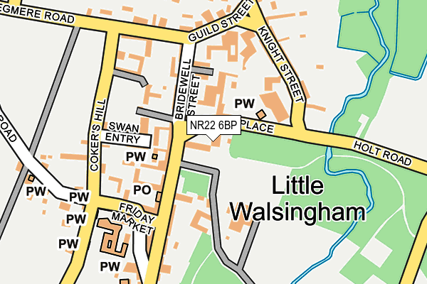 NR22 6BP map - OS OpenMap – Local (Ordnance Survey) NR22 6BP map - OS OpenMap – Local (Ordnance Survey)