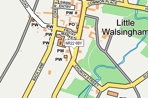 NR22 6BY map - OS OpenMap – Local (Ordnance Survey) NR22 6BY map - OS OpenMap – Local (Ordnance Survey)
