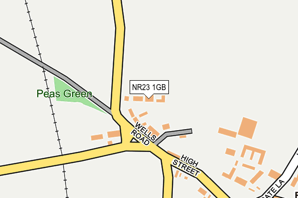 NR23 1GB map - OS OpenMap – Local (Ordnance Survey) NR23 1GB map - OS OpenMap – Local (Ordnance Survey)