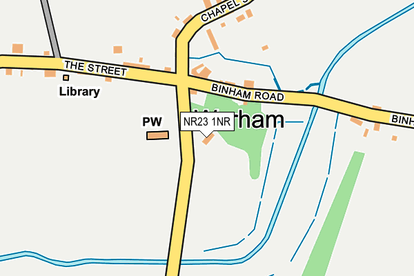 NR23 1NR map - OS OpenMap – Local (Ordnance Survey) NR23 1NR map - OS OpenMap – Local (Ordnance Survey)