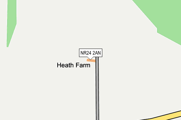 NR24 2AN map - OS OpenMap – Local (Ordnance Survey) NR24 2AN map - OS OpenMap – Local (Ordnance Survey)