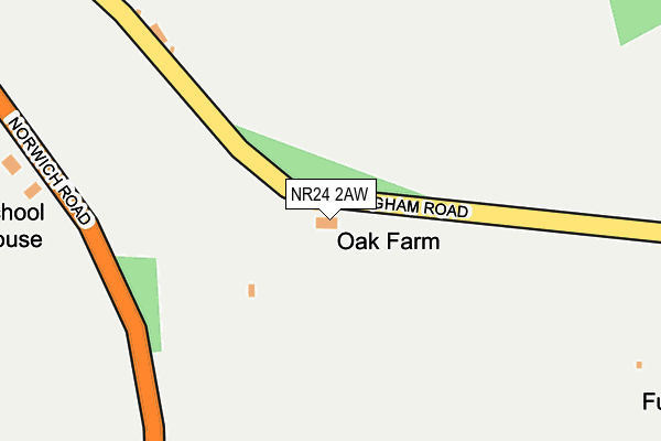 NR24 2AW map - OS OpenMap – Local (Ordnance Survey) NR24 2AW map - OS OpenMap – Local (Ordnance Survey)