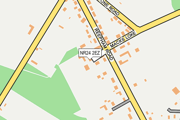 NR24 2EZ map - OS OpenMap – Local (Ordnance Survey) NR24 2EZ map - OS OpenMap – Local (Ordnance Survey)
