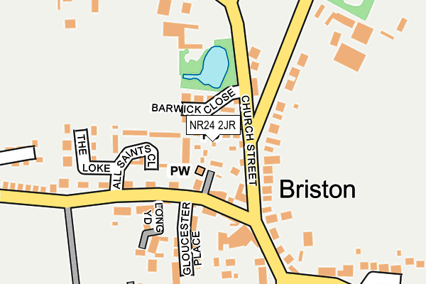 NR24 2JR map - OS OpenMap – Local (Ordnance Survey) NR24 2JR map - OS OpenMap – Local (Ordnance Survey)