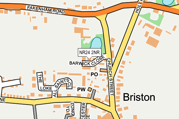 NR24 2NR map - OS OpenMap – Local (Ordnance Survey) NR24 2NR map - OS OpenMap – Local (Ordnance Survey)