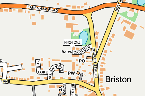 NR24 2NZ map - OS OpenMap – Local (Ordnance Survey) NR24 2NZ map - OS OpenMap – Local (Ordnance Survey)