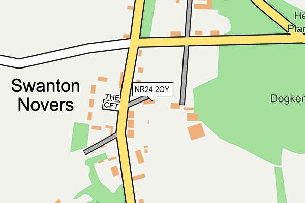 NR24 2QY map - OS OpenMap – Local (Ordnance Survey) NR24 2QY map - OS OpenMap – Local (Ordnance Survey)