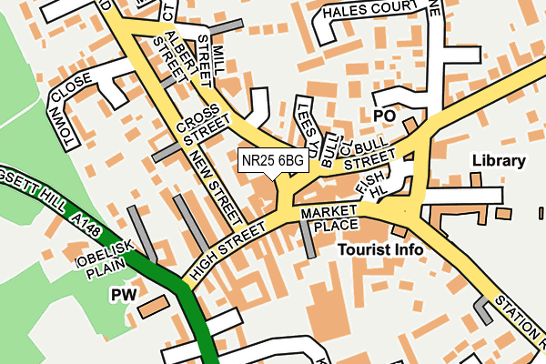 NR25 6BG map - OS OpenMap – Local (Ordnance Survey) NR25 6BG map - OS OpenMap – Local (Ordnance Survey)