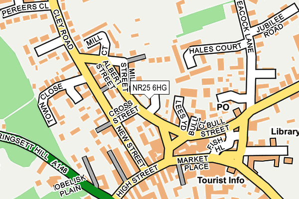 NR25 6HG map - OS OpenMap – Local (Ordnance Survey) NR25 6HG map - OS OpenMap – Local (Ordnance Survey)