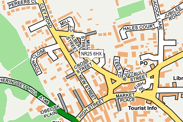 NR25 6HX map - OS OpenMap – Local (Ordnance Survey) NR25 6HX map - OS OpenMap – Local (Ordnance Survey)