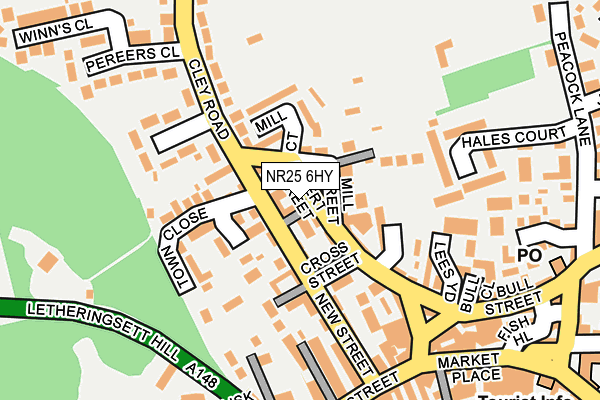 NR25 6HY map - OS OpenMap – Local (Ordnance Survey) NR25 6HY map - OS OpenMap – Local (Ordnance Survey)