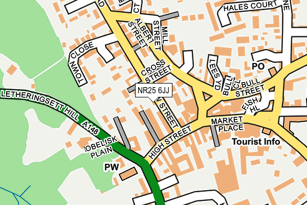 NR25 6JJ map - OS OpenMap – Local (Ordnance Survey) NR25 6JJ map - OS OpenMap – Local (Ordnance Survey)